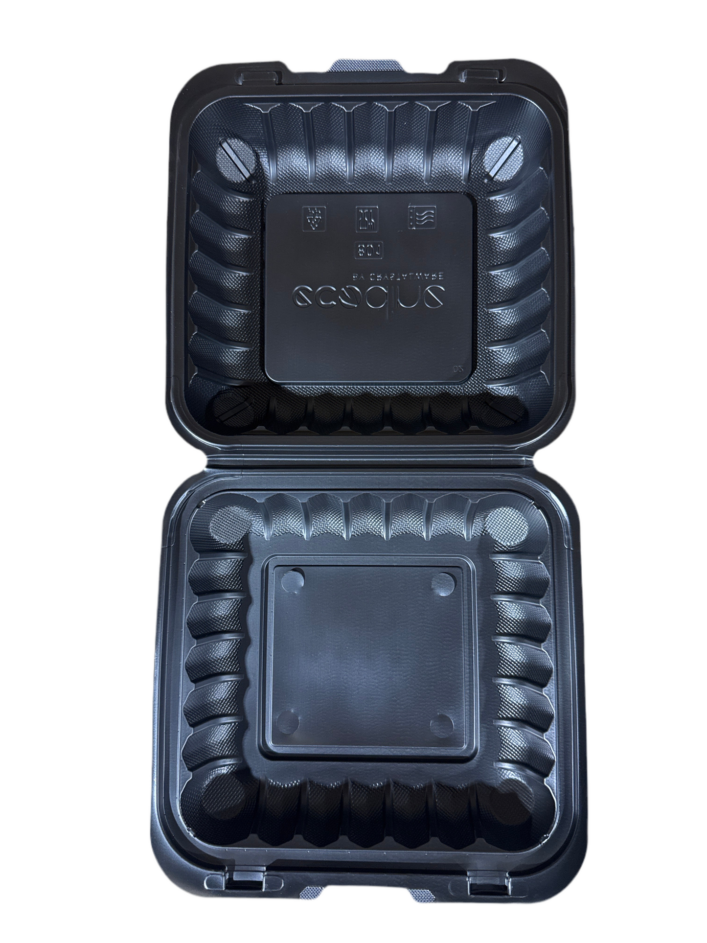black containers