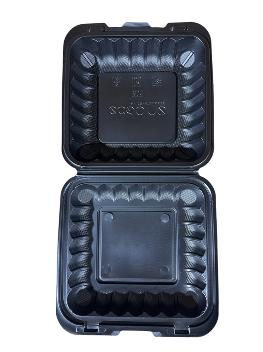 black containers